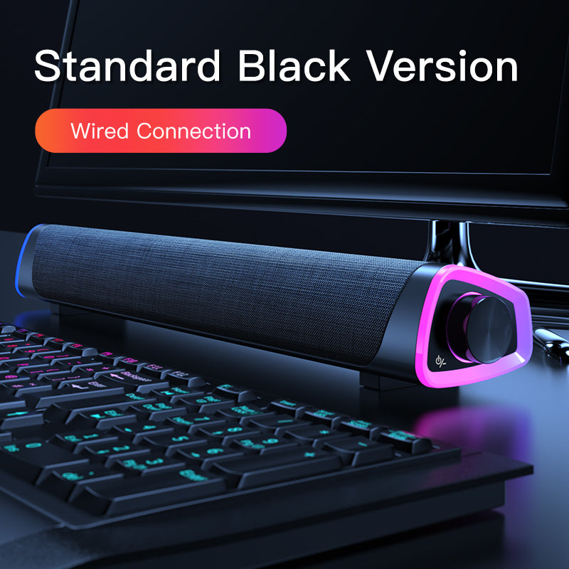 4D Bluetooth Speaker Bar – Stereo Sound Subwoofer for MacBook & PCs