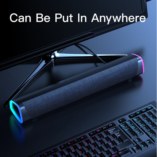4D Bluetooth Speaker Bar – Stereo Sound Subwoofer for MacBook & PCs