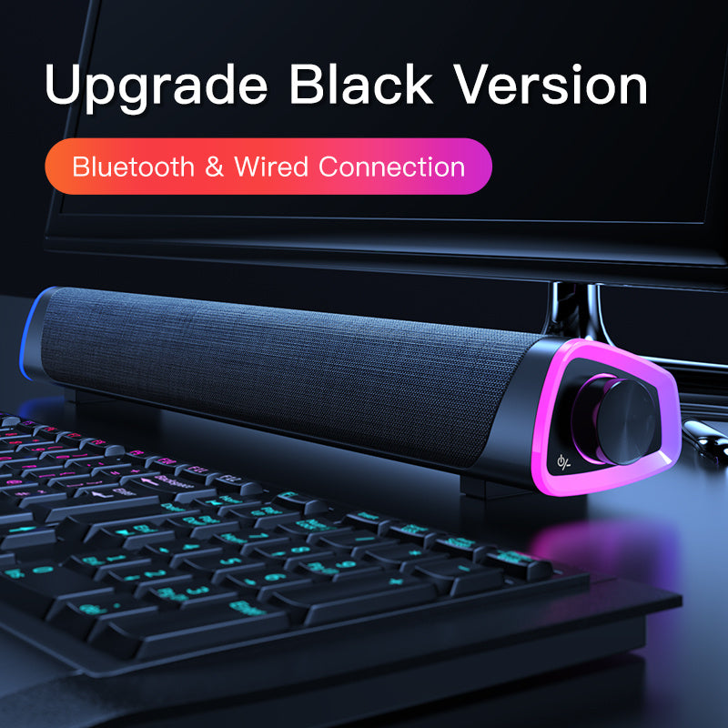 4D Bluetooth Speaker Bar – Stereo Sound Subwoofer for MacBook & PCs