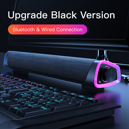 4D Bluetooth Speaker Bar – Stereo Sound Subwoofer for MacBook & PCs