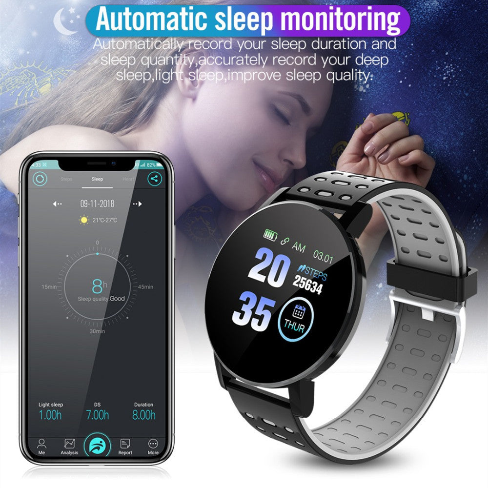 Bluetooth Smart Watch – Fitness Tracker with Call & Notification Support