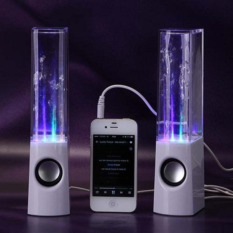 LED Dancing Water Bluetooth Speaker – Light-Up Music Fountain for Home & Parties