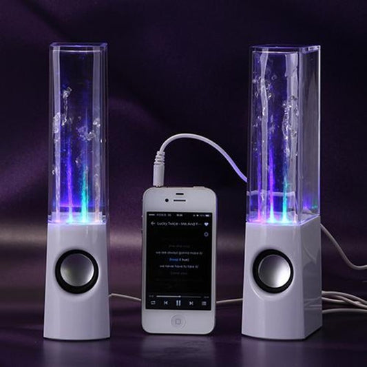 LED Dancing Water Bluetooth Speaker – Light-Up Music Fountain for Home & Parties