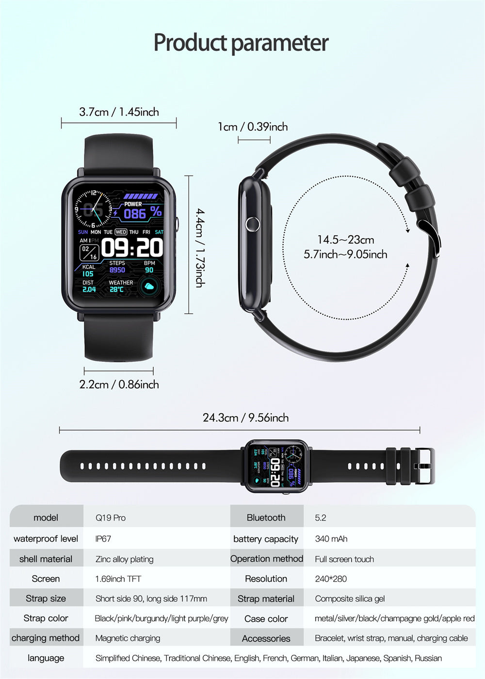 Smart Waterproof Watch – Fitness & Lifestyle on Your Wrist