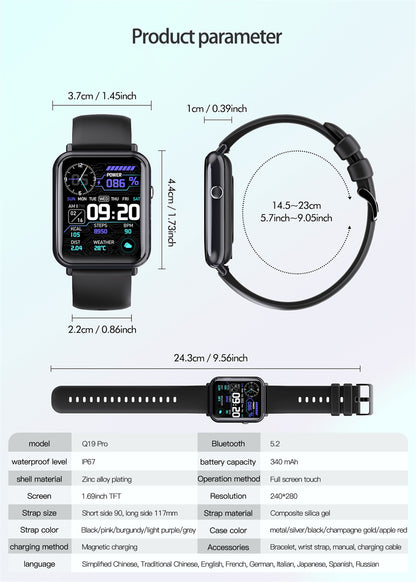 Smart Waterproof Watch – Fitness & Lifestyle on Your Wrist