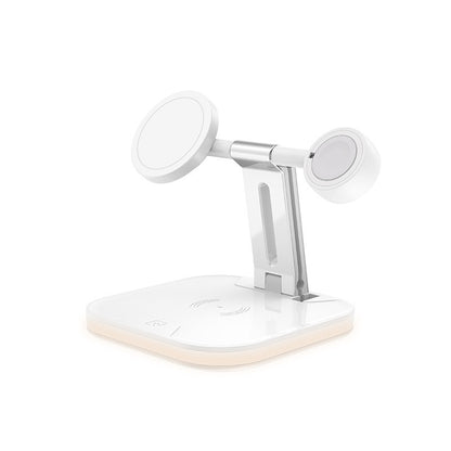 3-in-1 Magnetic Wireless Charger – 15W Fast Charging Dock for Apple & MagSafe