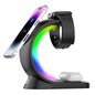 4-in-1 Magnetic Wireless Charger – Fast Charging Dock with Ambient Light