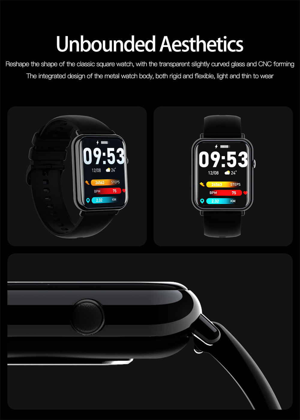 Smart Waterproof Watch – Fitness & Lifestyle on Your Wrist