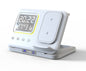 5-in-1 Wireless Charging Stand – 15W Fast Charger with LED Alarm Clock