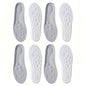1Pair/2Pairs/4Pairs High Elasticity Latex Sport Insoles Soft Shoe Pads Arch Support Orthotic Insoles Breathable Deodorant Insole
