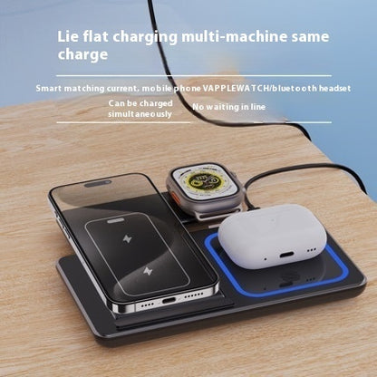 15W Foldable 3-in-1 Wireless Charger
