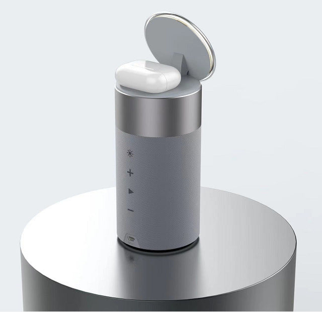 3-in-1 Wireless Charger Speaker Lamp – For iPhone, AirPods & More